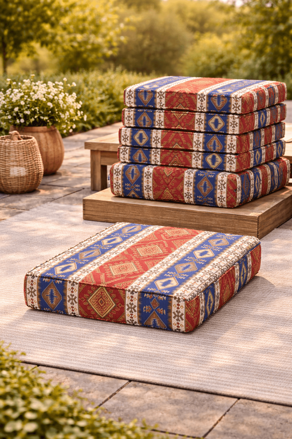 Türk Kilim Desenli Minder